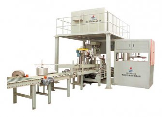 全自動包裝機(jī)與機(jī)械手碼垛機(jī)