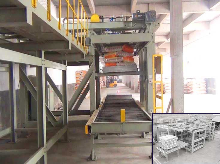 全自動包裝高位碼垛機(jī)生產(chǎn)線 全自動包裝高位碼垛機(jī)生產(chǎn)線